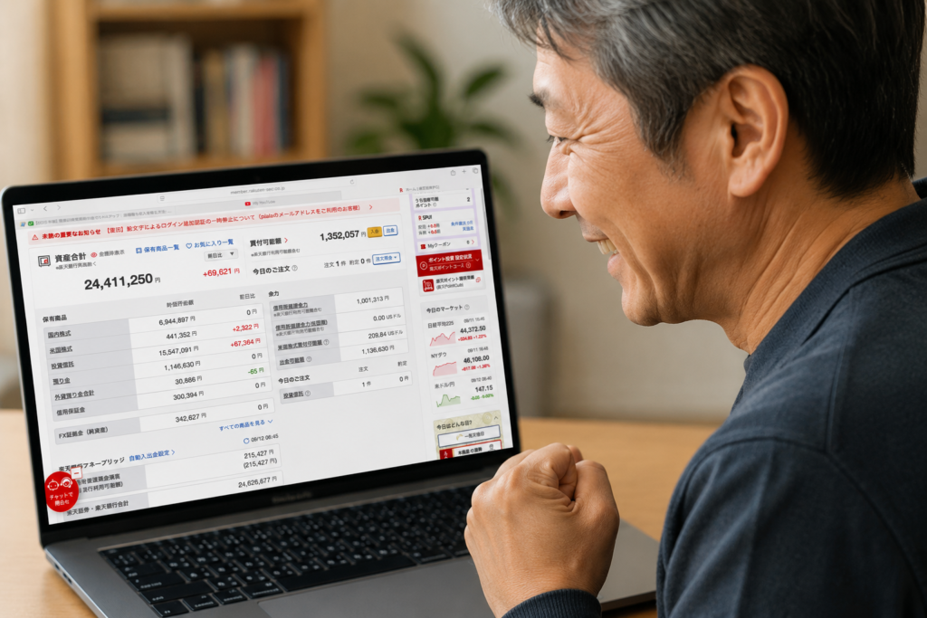 NISAの運用益が非課税になる制度を長く使うメリットを表した画像